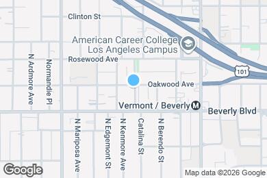 Map image of the property - 345 N Heliotrope Dr