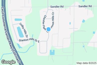 Map image of the property - 6651 Chester Park Dr