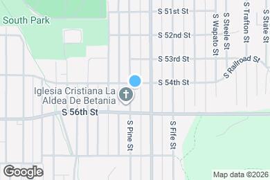 Map image of the property - 5407 S Pine St