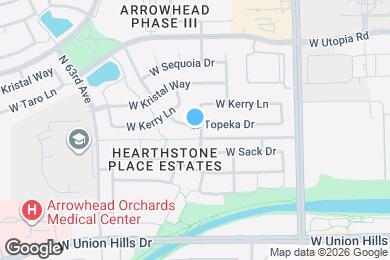Map image of the property - 6105 W Topeka Dr