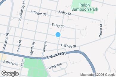 Map image of the property - 295 Hill St