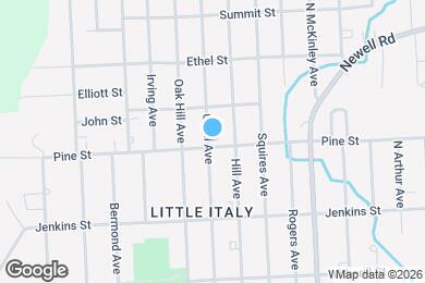 Map image of the property - 1201 Pine St