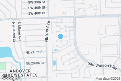 Map image of the property - 21150 NE 3rd Ave