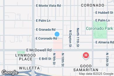 Map image of the property - 946 E Coronado Rd