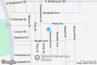 Map image of the property - 386 Elmwood Ave