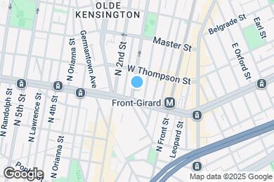 Map image of the property - 1215 N Hancock St