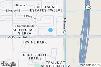 Map image of the property - 8570 E McDowell Rd
