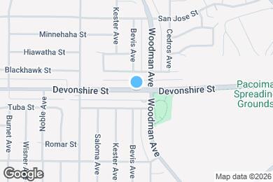 Map image of the property - 14820 Devonshire St