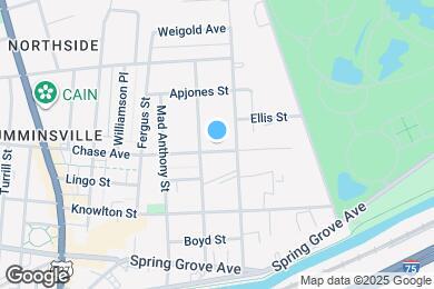 Map image of the property - 1314 Chase Ave