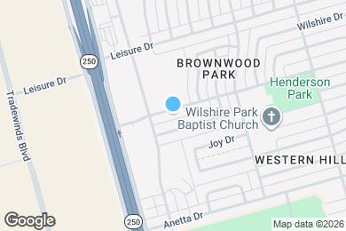 Map image of the property - 5205 Graceland Dr