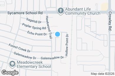 Map image of the property - 7617 Hollow Forest Dr