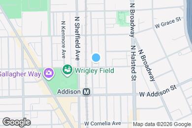 Map image of the property - 3707 N Wilton Ave