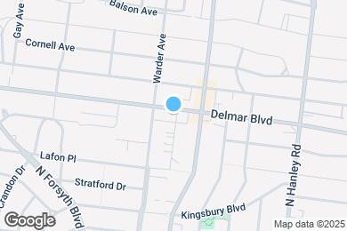 Map image of the property - 7728 Delmar Blvd