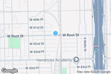Map image of the property - 419 W Root St