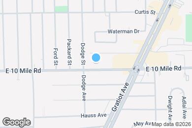 Map image of the property - 16461 E 10 Mile Rd