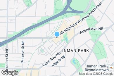 Map image of the property - 870 Inman Village Pky NE