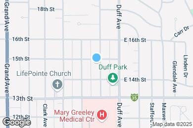 Map image of the property - 1425 Douglas Ave
