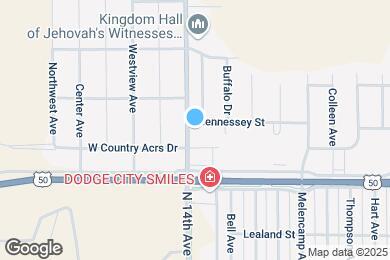 Map image of the property - 1415 Hennessey St