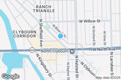 Map image of the property - 1637 N Clybourn Ave