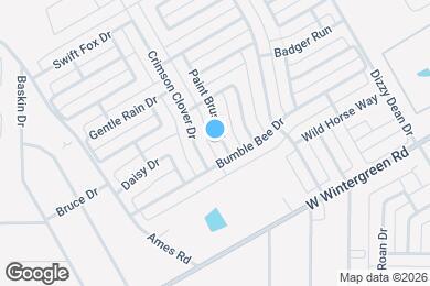 Map image of the property - 2917 Paint Brush Pl