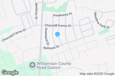 Map image of the property - 414 Steeplechase Dr