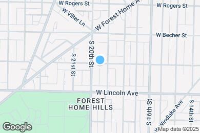 Map image of the property - 1921 W Grant St