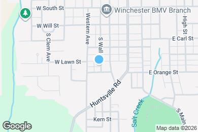 Map image of the property - 542 S Wall St