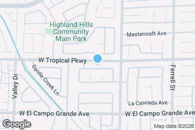 Map image of the property - 3810 Shimmering Creek Ave