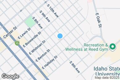 Map image of the property - 940 E Benton St