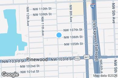 Map image of the property - 890 NW 106th St