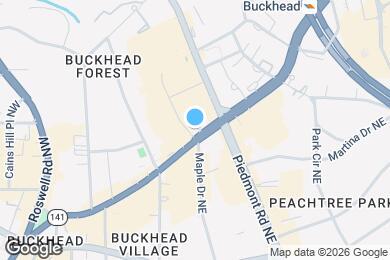 Map image of the property - Tower on Piedmont