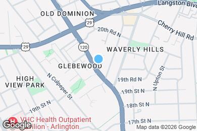 Map image of the property - 1904 N Woodley St