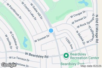 Map image of the property - 20451 N Sonnet Dr