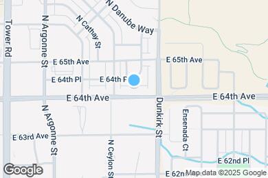 Map image of the property - 19171 E 64th Ave