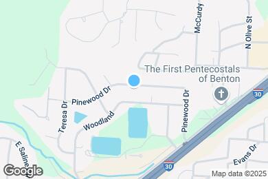 Map image of the property - 1300 Pinewood Dr