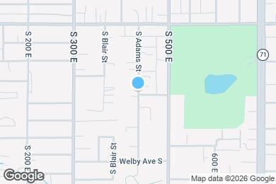Map image of the property - 2936 S Adams St
