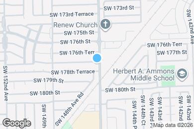 Map image of the property - 14704 SW 177th Terrace