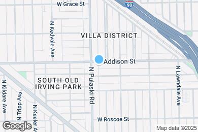 Map image of the property - 3943 W Addison St