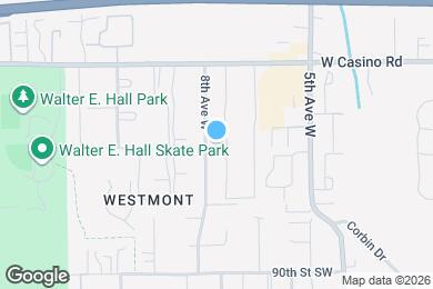 Map image of the property - 8609 8th Ave W