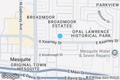 Map image of the property - 417 E Kearney St