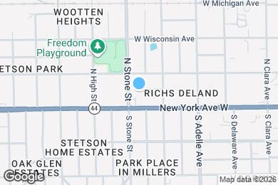 Map image of the property - 621 W Indiana Ave