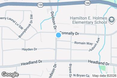 Map image of the property - 2262 Dodson Dr