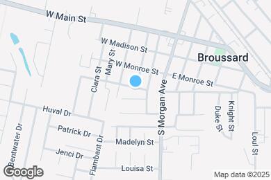 Map image of the property - 205 W Broussard St