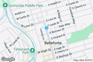 Map image of the property - 243-247 N Allegheny St