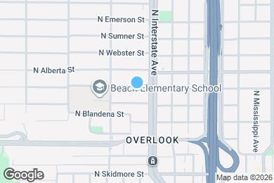 Map image of the property - 1540 N Humboldt St