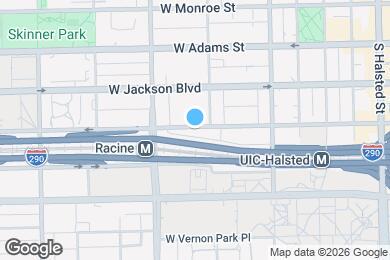 Map image of the property - 1115 W Van Buren St