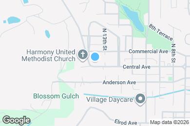 Map image of the property - 1360 Central Ave
