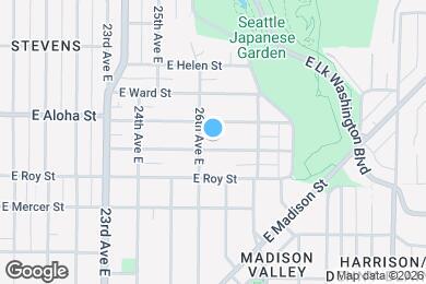 Map image of the property - 2608 E Valley St