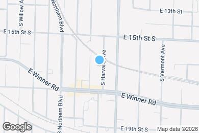 Map image of the property - 1620 Harvard Ave