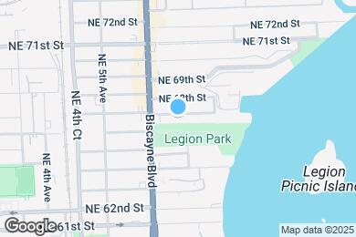 Map image of the property - 670 NE 67th St
